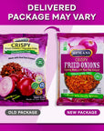 HEMANI New Crispy Red Fried Onions 141 OZ 400g  MSG FREE  Made with Real Red Onions  Perfect Salad Topper