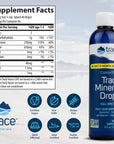 Trace Minerals ConcenTrace Drops | Full Spectrum Minerals | Ionic Liquid Magnesium, Chloride, Potassium | Low Sodium | Energy, Electrolytes, Hydration | 96 Day Supply, 8 fl oz (Pack of 1)