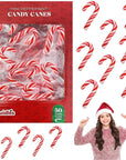 Christmas Candy Canes Mini's Suckers - 4.42oz (125g) (50-Pack)