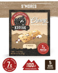 Kodiak Cakes Chewy Granola Snack Bars Smores High Protein 100 Whole Grains 12 boxes with 5 bars each 60 bars total