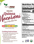 NOW Foods Organic Quinoa Macaroni GlutenFree CornFree NonGMO Elbow Pasta 8Ounce