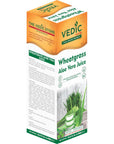 Vedic Juices Premium Quality Aleo Vera Juice Drink with Wheatgrass  169 fl oz Pack of 1  Ideal for Daily Use