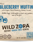 Wild Zora Instant Grain-Free Hot Cereal - Tasty Paleo Friendly Cereals, Instant Hot Meal, Breakfast to Go, Oatmeal Substitute, No Added Sugar, Grain, Dairy, or Soy, Gluten Free, 5-Pack Variety