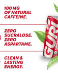 GURU Original Clean Energy Drink - 8.4 oz Cans (Pack of 24)