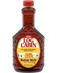 Log Cabin Butter Rich Syrup for Pancakes  Waffles 24 oz