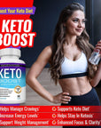 Keto Boost Diet Pills Ketosis Supplement - Natural Exogenous Keto Formula Support Energy & Focus, Advanced Ketones for Ketogenic Diet, Keto Diet Pills, for Men Women