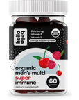 Hello Bello Men's Multi Vitamins I Gluten Free, Vegan and nonGMO Natural Berry Flavor Gummies with 12 Vitamins and Minerals I Vitamin A, C,D,E, B6, B12 and More I 60 Count (1 Pack)