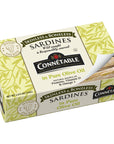 Sardines  Connetable  Sardines in Pure Olive Oil  Skinless Boneless  4375 Ounce  Pack of 12