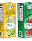 Drink Mix Variety Pack  Pitcher Pack Klass Aguas Fresca  Cucumber Limeade  Strawberry Watermelon 24 Picher Packs Sugar Free  On the Go Packets