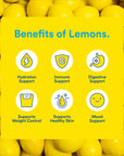 Lemon Perfect Strawberry Passion Fruit Hydrating Flavored Lemon Water Zero Sugar Delicious and Refreshing Organic 152 fl oz Bottles 12Pack