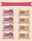 Orange and Strawberry Cream Savers Mixed 2LB Bulk Bag of Creme Savers Cream Saver Candy Creme Savers Strawberry and Cream Strawberry Creme Savers Hard Candy Creamsavers Orange Creme Savers