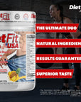 DIETFIT  Preworkout and Diuretic 300 Grams  Hydroboost 2in1  Preworkout  Diuretic  Intense Energy  Pineapple Flavor  30 Servings  Fitness Supplements