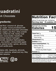 Loacker Quadratini Dark Chocolate Wafer Cookies LARGE  Premium Crispy Bite Size Wafers  30 Less Sugar  NONGMO  LARGE Pack of 6