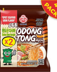 OTTOGI ODONGTONG MYON KOREAN STYLE INSTANT NOODLE SPICY SEAFOOD UDON FLAVOR 120g  4 Pack