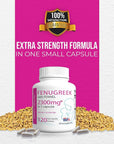 COMFY HEALTH Breastfeeding Fenugreek Capsules With Fennel For Lactation, 2300mg Per Capsule