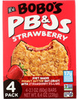 Bobos Oat Bars Strawberry Jam PBJs 4 Count 84 OZ