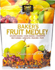 Traina Home Grown Baker’s Fruit Medley - Diced Peaches, Cranberries, Apricots, Pears, Nectarines, and Raisins - Non GMO, Gluten Free, Value Size (20 oz)