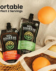 SOL SQUEEZE Classic Margarita Mix  Organic Vegan and Portable 2Serving Pouch with Real Fruit Blend GlutenFree and NonGMO  2 Pack