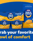 Kraft Original Easy Microwavable Macaroni and Cheese Cups 4 ct Pack 205 oz Cups