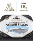 Brunswick Sardine Fillets in Water 375 oz Can Pack of 12  Wild Caught Sardines in Spring Water 18g Protein per Serving  Gluten Free Keto Friendly  Great for Pasta  Seafood Recipes