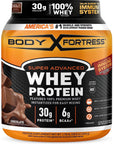 Body Fortress Super Advanced Whey Protein Powder, Chocolate, Immune Support (1), Vitamins C & D Plus Zinc, 1.78 lbs (Packaging May Vary)