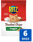 RITZ Toasted Chips Veggie, 6 - 8.1 oz Bags