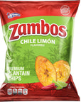 Zambos Plantain Chips Chile Limon Pack of 1