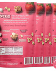 B'cuz Granola Bites 4-Bag Gluten Free Healthy Snacks for adults, Healthy Granola Gluten Free Snack - Kosher Snacks for Kids, Vegan Snack - 3 oz Strawberry-Mallow (Pack of 4)