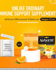 Airborne 1000mg Vitamin C With Zinc Effervescent Tablets, Immune Support Supplement With Powerful Antioxidants Vitamins A C & E - 20 Fizzy Drink Tablets, Zesty Orange Flavor