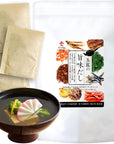 Dashi - Umami Powder Soup Stock - Japanese Food, Bonito Flakes, Kelp, Mushroom, 8g×30pacs?YAMASAN?