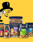 PLANTERS Deluxe Salted Mixed Nuts Party Snacks PlantBased Protein 1525oz 1 Canister