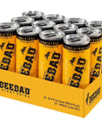 BEEBAD Sparkling Energy Drink Powered by Honey - 12 Count