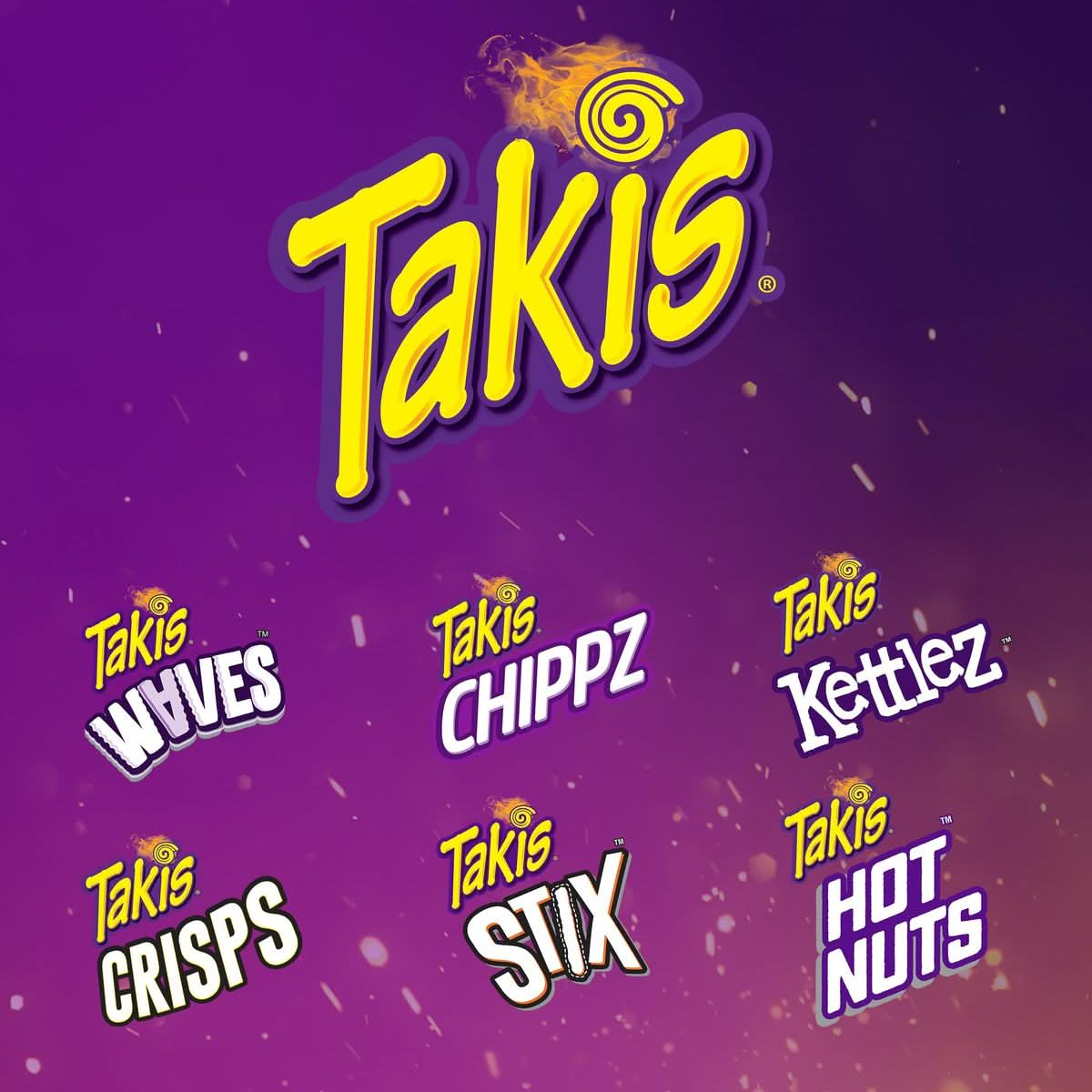 Takis Fuego 14 ct 99 oz Sharing Size Case Hot Chili Pepper  Lime Flavored Extreme Spicy Rolled Tortilla Chips