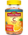 Nature Made Extra Strength Dosage Vitamin C 500 mg per serving, Dietary Supplement for Immune Support, 60 Gummies, 30 Day Supply