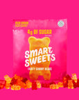 SmartSweets Fruity Gummy Bears 18oz Pack of 12 Variety of Flavors Candy with Low Sugar 4g Low Calorie 110 No Artificial Sweeteners GlutenFree Healthy Snack for Kids  Adults