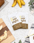 Oats Overnight Banana Bread  Vegan Overnight Oats with 20g Protein High Fiber Breakfast Protein Shake  Gluten Free Oatmeal Non GMO High Protein Oatmeal 26 oz per meal 8 Pack