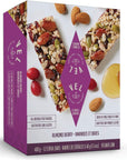 Vel Bars Cereal Bars - Nutritious Dairy & Gluten-Free Snack - Delicious All-Natural Kosher Bar with Source of Protein, Fiber, Vitamins & Antioxidants - Guilt-Free Munchies (Almond Berry, Pack of 12)