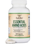 Essential Amino Acids - 1 Gram Per Serving Powder Blend of All 9 Essential Aminos (EAA) and all Branched-Chain Aminos (BCAAs) (Leucine, Isoleucine, Valine) 225 Capsules by Double Wood Supplements