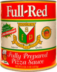 Stanislaus Fully Prepared Pizza Sauce Ready To Use Made With Vine Ripened Tomatoes Size 10 Can 6 lb 11 oz 107 oz Pack of 2  IncludesFree Basil Leaves from Rhino Fine Foods071 oz