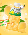 Mogu Mogu drink mango juices 6 Bottles Drinks for kids made with nata de coco coconut jelly Fun chewable juice boxes Juice bottles made for adults and kids ready to drink juices