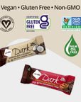 NuGo Dark Variety  Chocolate Pretzel 12 Bars  Chocolate Chocolate Chip 12 Bars 12g Protein Vegan Gluten Free NonGMO Kosher Pareve 24 Count