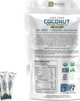 X PROGANIQ Coconut Water Powder Stixx  Pure Coconut Electrolyte Drink in Travel Size Packets  15 Count  Turn Water into Coconut Water  Ideal for OntheGo Hydration  Easy Portable and Refreshing