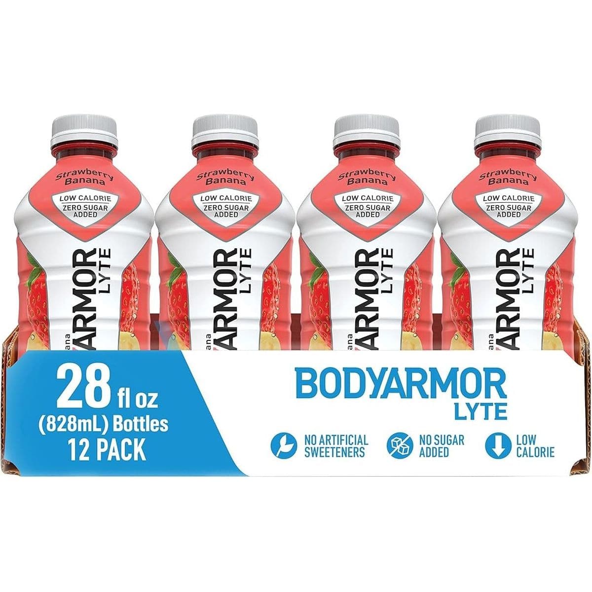 BODYARMOR LYTE Sports Drink Low - 28 Fl Oz (Pack of 12)