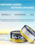 Safe Catch Wild Ahi Yellowfin Tuna Fish Canned Wild Caught Lowest Mercury Lean Protein Omega 3 GlutenFree Kosher Pack of 6