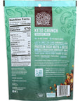 Second Nature Keto Crunch Smart Snack Mix 10 oz Resealable Pouch Pack of 1  Certified GlutenFree Snack