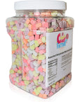 Sarahs Candy Factory Assorted Dehydrated Marshmallow Bits in Jar 8 Oz