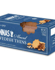 Annas Ginger Thins Swedish Variety Pack Original Orange and Almond