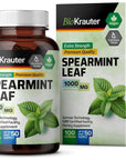 MAUWE HERBS Spearmint Capsules - Spearmint - 100 Vegan Capsules