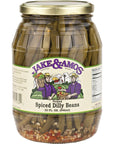 Jake  Amos Pickled Spiced Dilly Beans 32 Oz 2 Jars