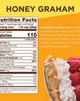 Catalina Crunch Honey Graham Keto Cereal 4 Pack (9oz Bags) | Low Carb, Sugar Free, Gluten Free, Grain Free | Keto Snacks, Vegan, Plant Based | Breakfast Protein Cereals | Keto Friendly Food